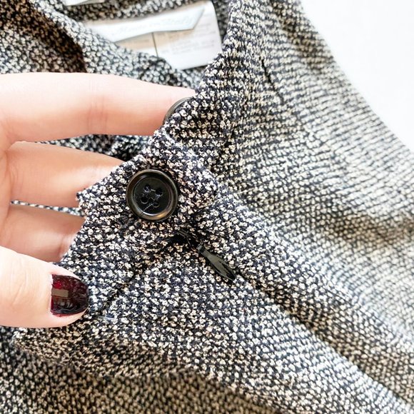 MaxMara Wool Side Button Trouser Pants Size 12 - Picture 5 of 6